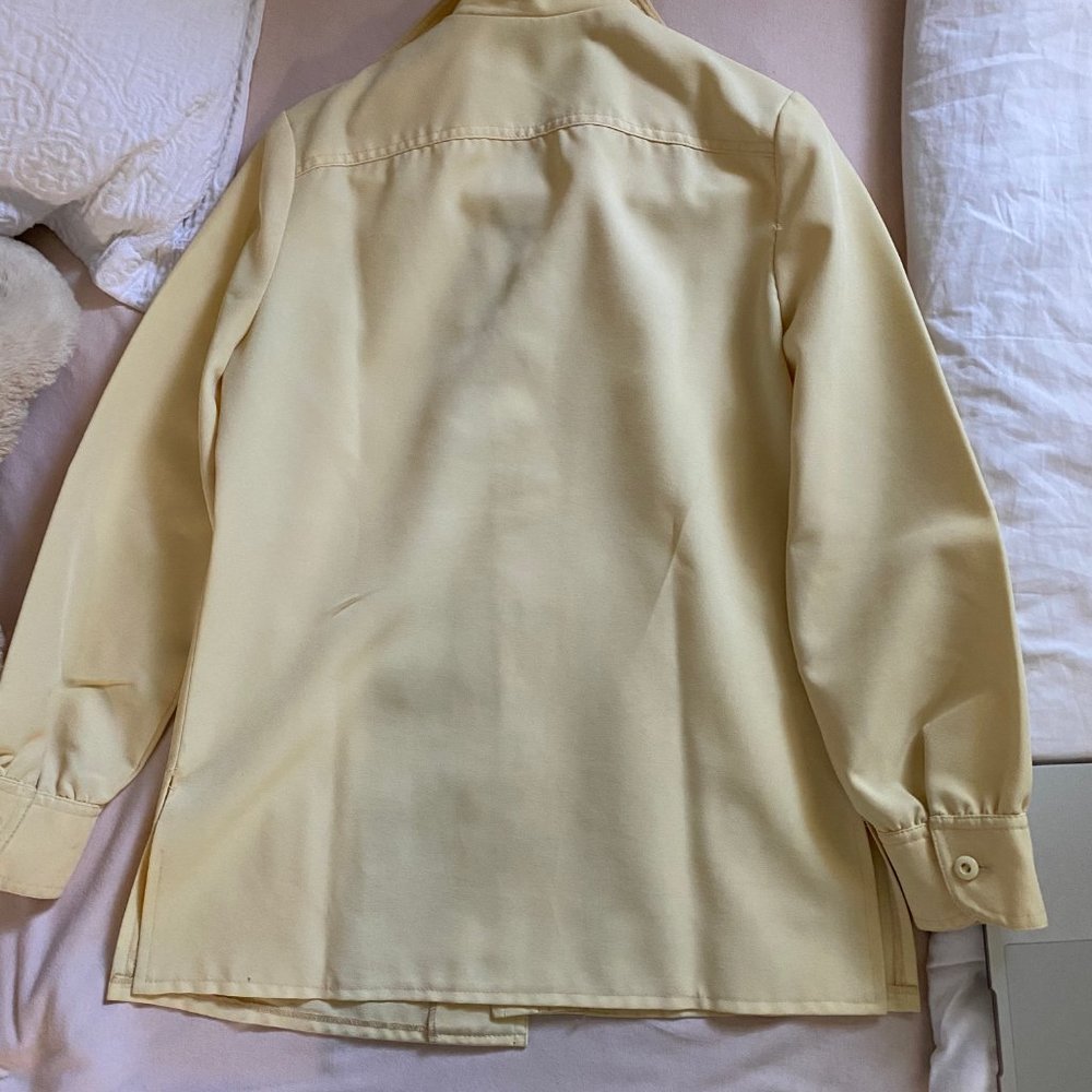 yellow button down - Picture 2 of 2
